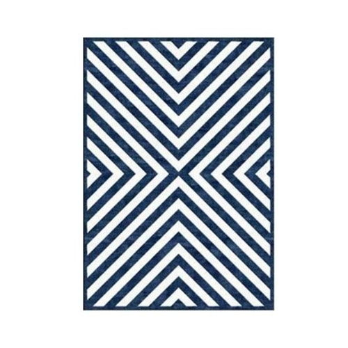 Centra Navy Wool Rug