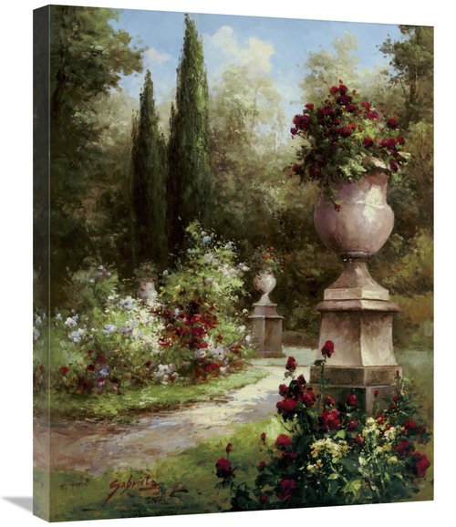 Global Gallery GCS-121369-2228-142 22 x 28 in. Secret Garden Path Art 