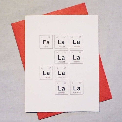 Fa La Laƒ Sentimental Elements Card