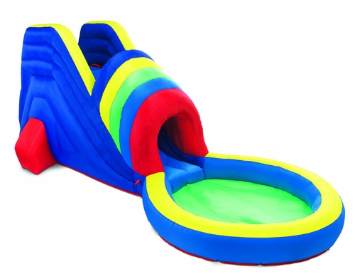 Giant Tunnel Soaker Waterslide With Air Pump