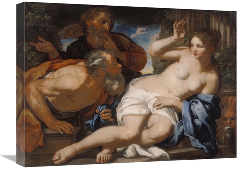 Global Gallery GCS-456147-1824-142 18 x 24 in. Susannah & the Elders A