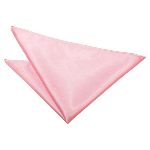 Plain Satin Handkerchief - Baby Pink