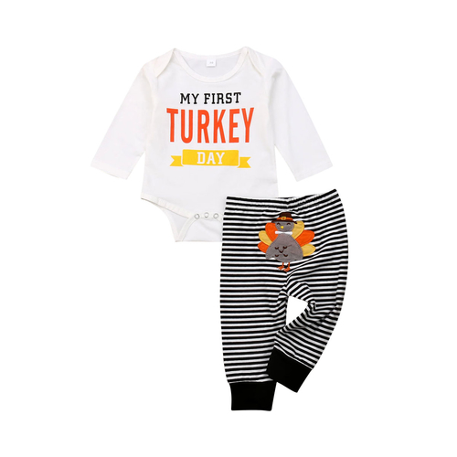 TURKEY DAY Newborn Infant Kids Baby Girls Boys