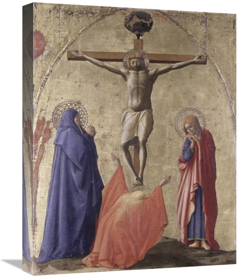Global Gallery GCS-278410-22-142 22 in. Crucifixion Art Print - Masacc