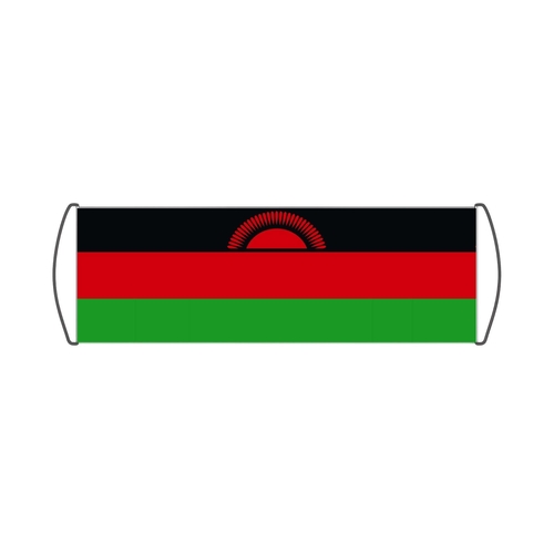 Bannière de défilement Drapeau du Malawi