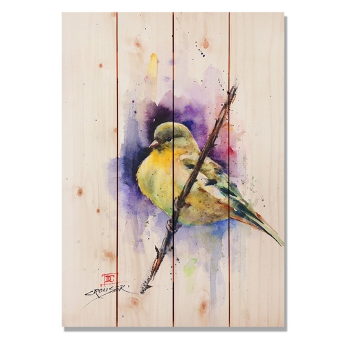Day Dream HQ DCGOF1420 14 x 20 in. Gold Finch Wall Art