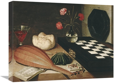 Global Gallery GCS-276682-22-142 22 in. Still Life with a Chess-Board 