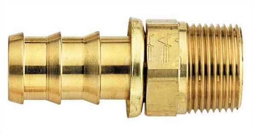 Aeroquip FBM1207 6 AN Socketless Hose to 0.25 in. Male Pipe Fitting