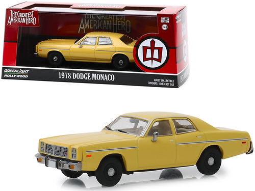 1978 Dodge Monaco Yellow \The Greatest American Hero\" (1981-1983) TV