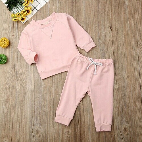 Pudcoco Autumn 2PCS Newborn kids Baby Girl Boy