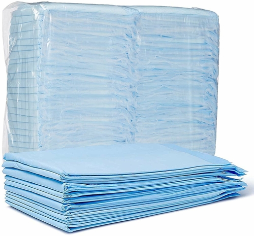 Underpads 23 X 36. Case of 150 Disposable Fluff/Polymer Underpads for