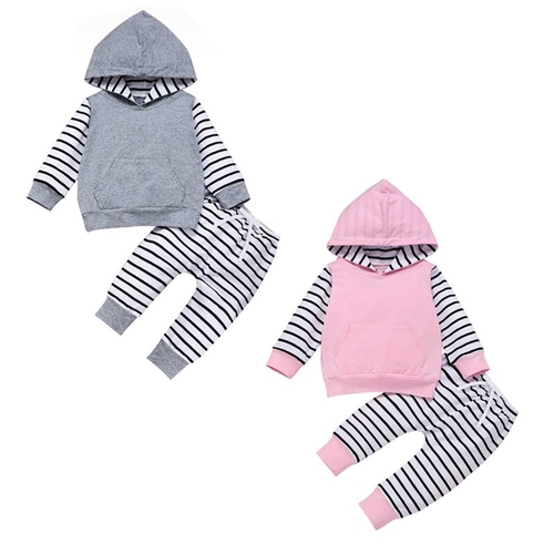 0 24M Newborn Baby Boy Girl Winter Clothes Set