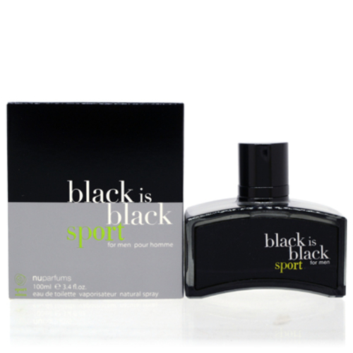 BLACK IS BLACK SPORT EDT SPRAY