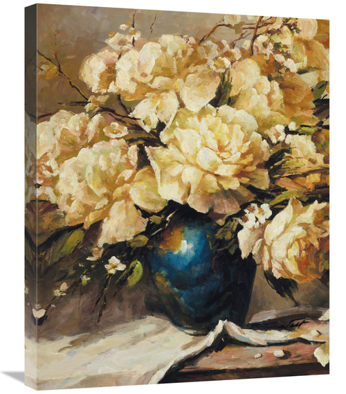 Global Gallery GCS-132557-2228-142 22 x 28 in. Roses in Full Bloom Art