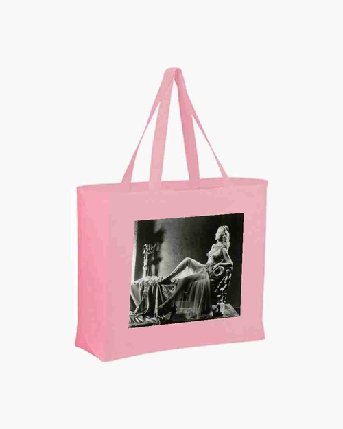 Rita Hayworth Pink Tote Bag Accessories Groceries