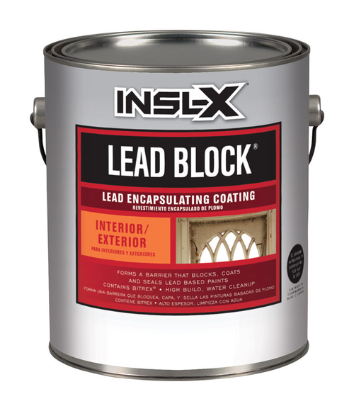 Insl-X 1806546 Lead Block Eggshell White Water-Based Acrylic Lead Enca