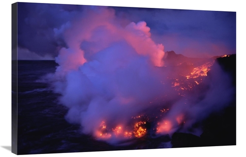 Global Gallery GCS-451200-2436-142 24 x 36 in. Streaming A A Lava Flow