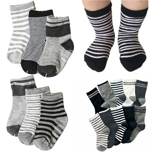 6 Pairs / set Ankle Cotton Socks Baby Toddler Anti