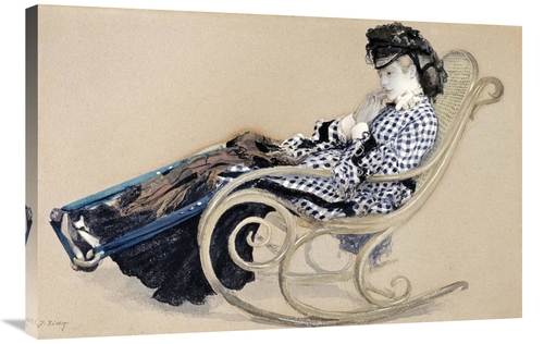 Global Gallery GCS-267404-36-142 36 in. Study for the Last Evening Art