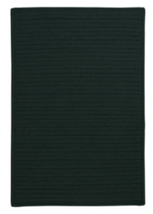 Colonial Mills Rug H109R024X120S Simply Home Solid - Dark Green 2 ft. 