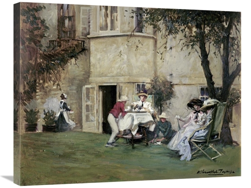 Global Gallery GCS-267375-30-142 30 in. Tea in the Garden Art Print - 
