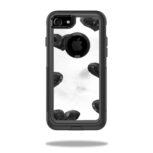 MightySkins OTCIP8-ink hearts Skin for Otterbox Commuter iPhone SE 202