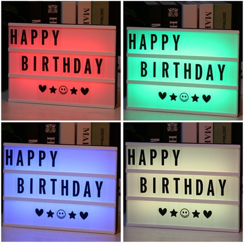 Hot Sale Colorful Combination LED Night Light Box