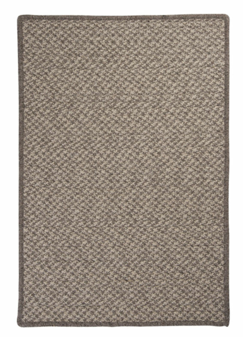 Colonial Mills Rug HD32R072X072S Natural Wool Houndstooth - Latte 6 in