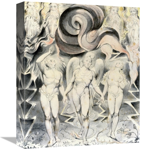 16 in. Satan Calling Up His Legions Art Print - William Blake