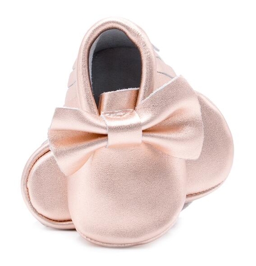 2019 New Shine Rose Gold Newborn Genuine Leather