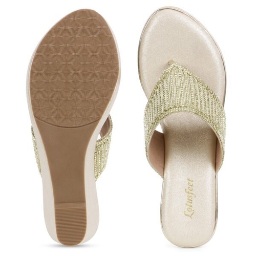 Ethereal Elegance Women High Sole Wedges