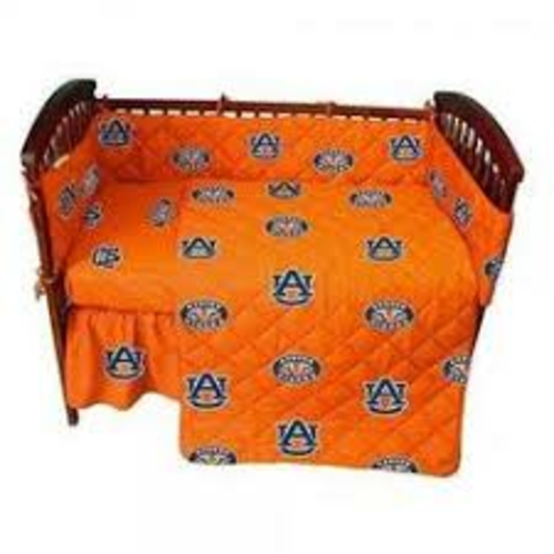 College Covers AUBCSFSWPR Auburn Tigers Baby Crib Fitted Sheet Pair&#4