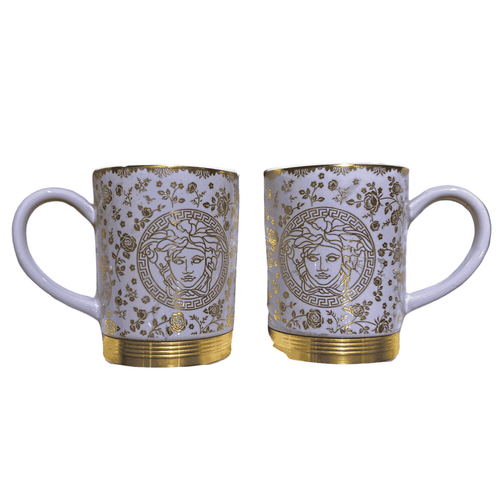 Cup Gift Set of 2 Purple&Golden 
