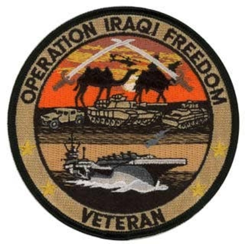 3 Inch Cloth Patch Operation-And-Other-War-Veteran-Patches