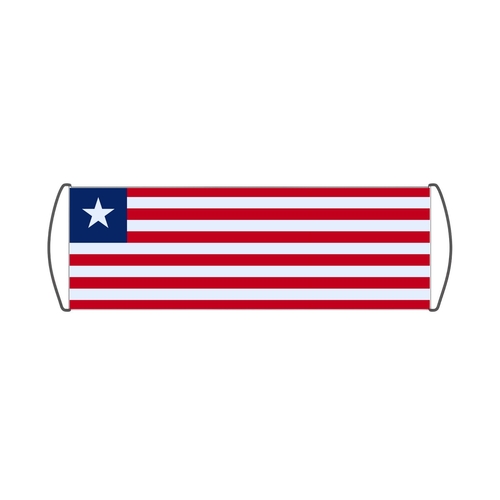 Bannière de défilement Drapeau du Liberia