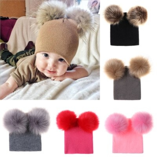 Fashion Knitte Baby Hat Toddler Kids Baby Warm