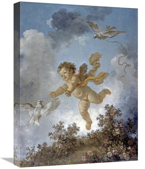 Global Gallery GCS-282102-22-142 22 in. Love Reaching for a Dove Art P