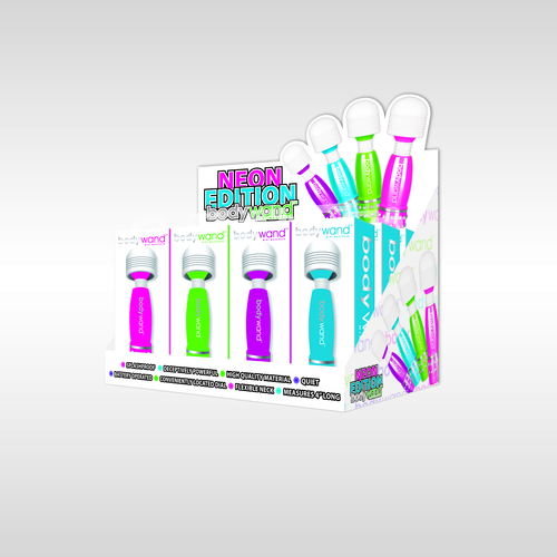 Bodywand Mini Neon Edition - 12 Pc Display