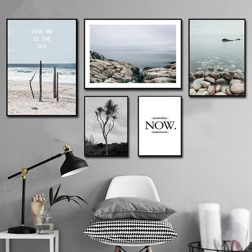 Scandinavian Landscape Canvas Wall Art