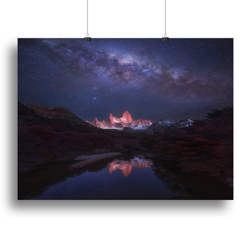 Patagonia Autumn Night Canvas Print or Poster