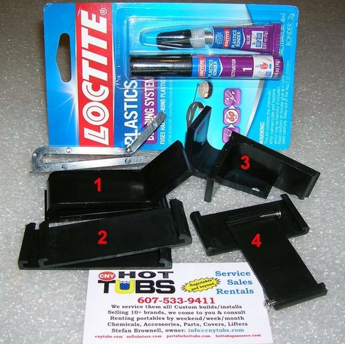 Saratoga Spa 71407C Spas Filter Door Z Clip