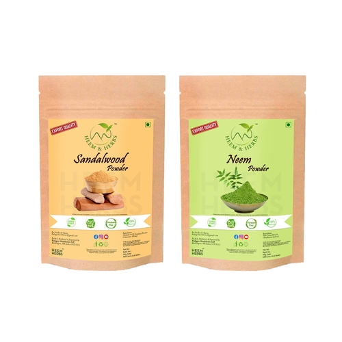 100% Natural Face pack (Neem Sandalwood Powder, Pack of 2)
