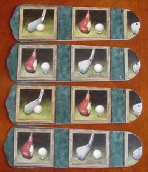 Ceiling Fan Designers 42SET-HOME-GCG New GOLF CLUBS GOLFERS 42'&a