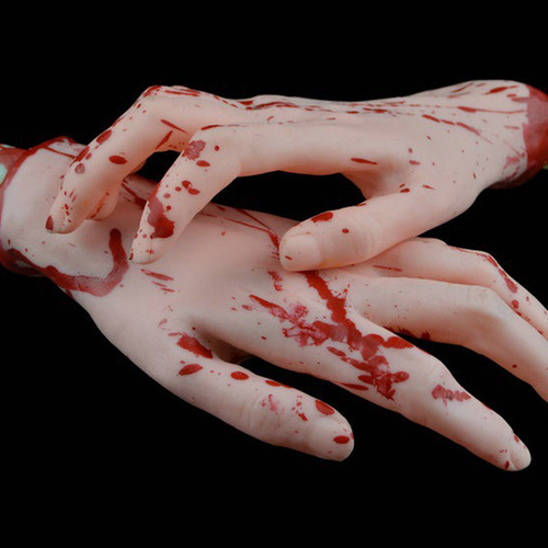 Halloween Party Supplies Bloody Realistic Hand