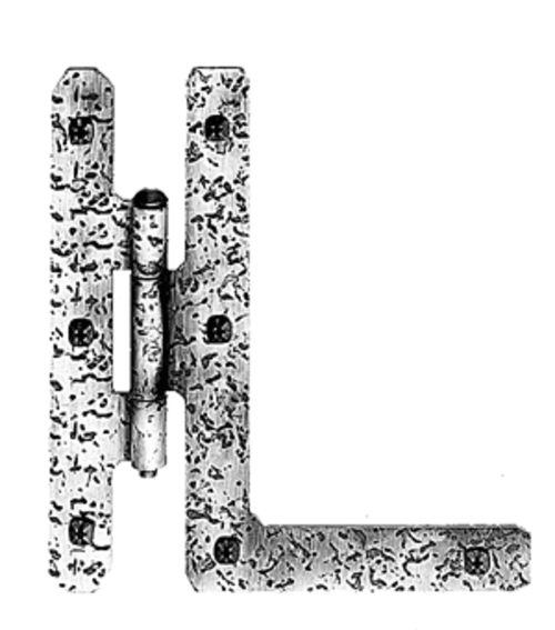 Acorn RHDBQ 717 4.5 Inch H and L Hinge