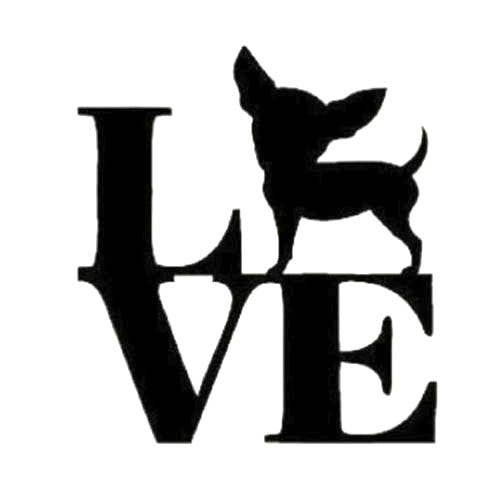 3 Inch Cloth  Patch Love Chihuahua