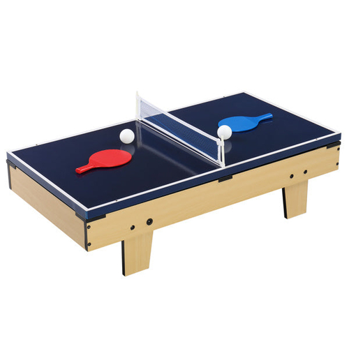 4 in 1 Combo Game Table Set for Home, 3ft Game Room w/Ping Pong,