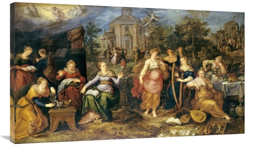 Global Gallery GCS-266345-44-142 44 in. The Parable of the Wise & Fool