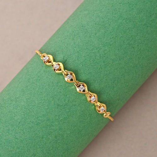 Interlock Hand Bracelet Adjustable,