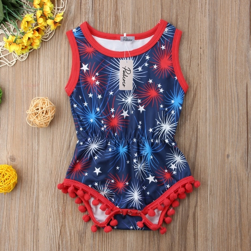 Newborn Baby Girl Floral Sleeveless Bodysuit